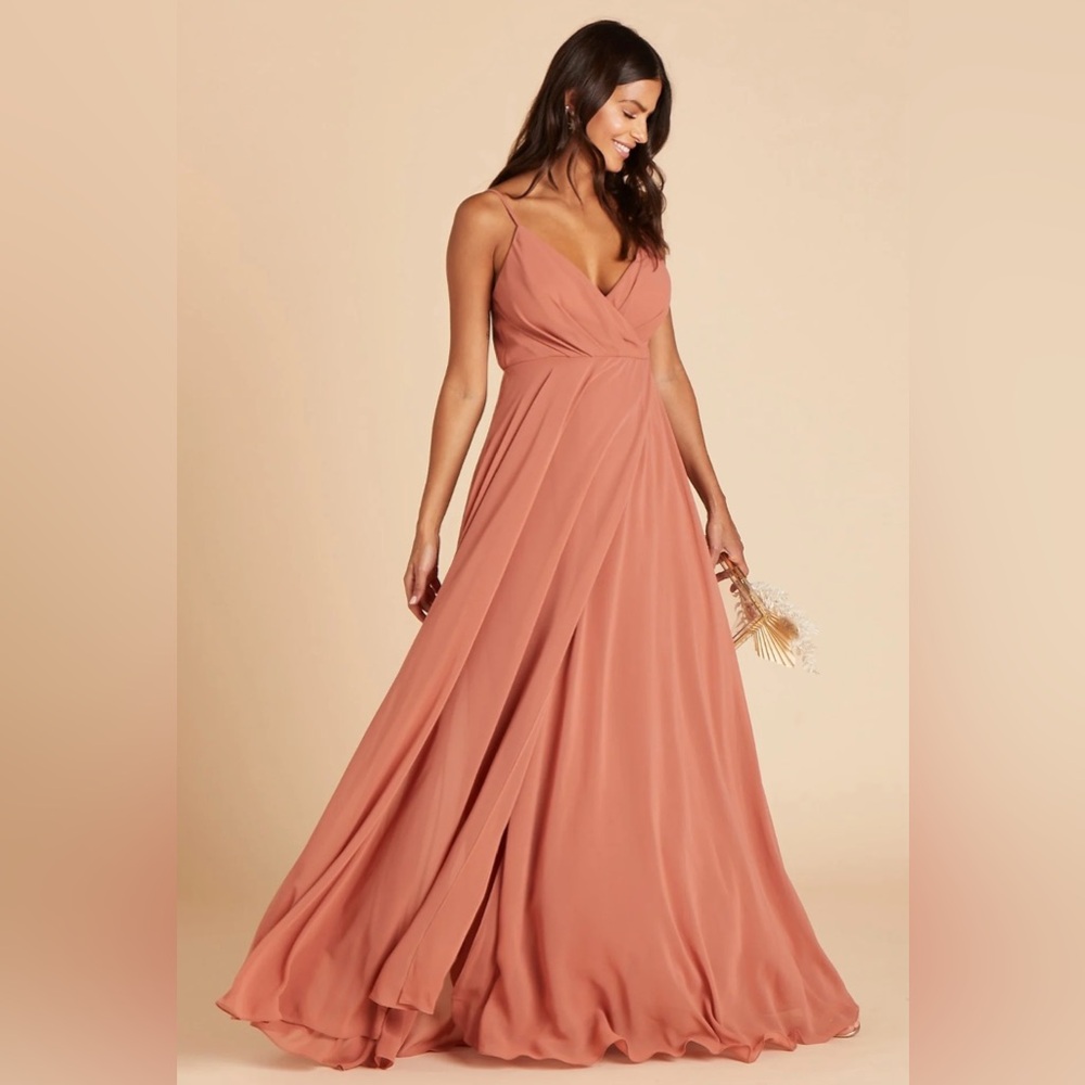 NWT Birdy Grey Kaia large terracotta bridesmaid dress prom maternity formal gown